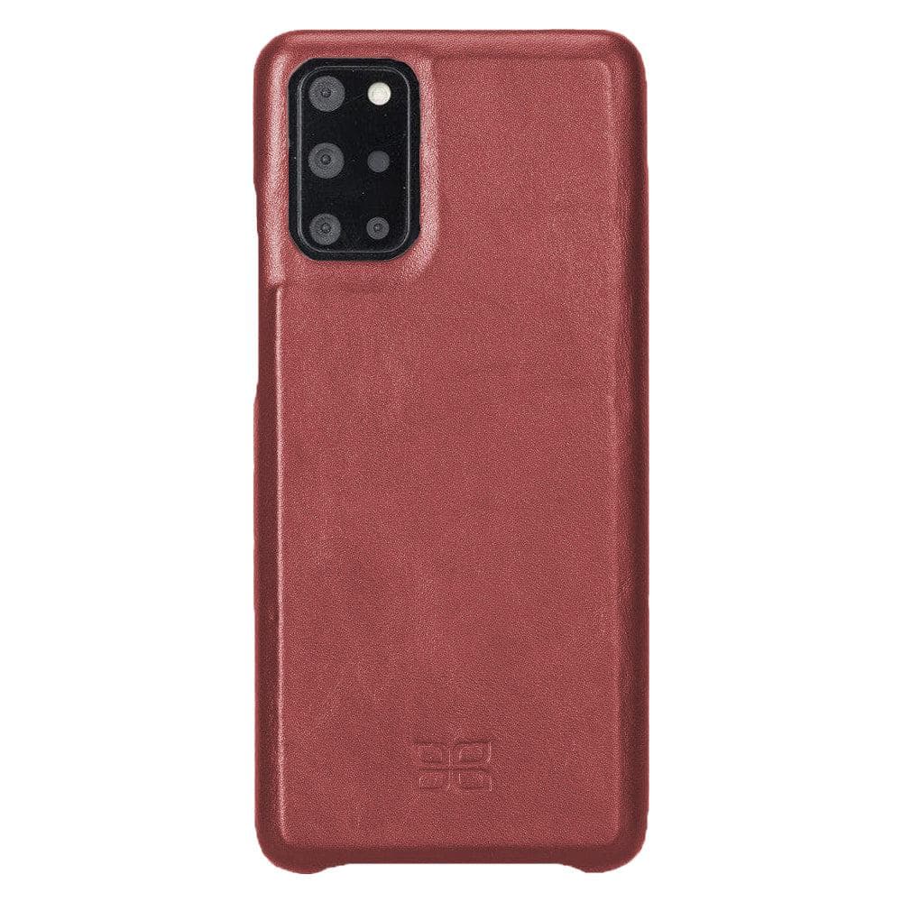 Samsung S20 Series Fully Covering Leather Back Cover Case Galaxy S20 / Red Bouletta LTD