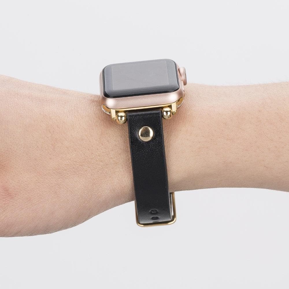 Sizergh Ferro Apple Watch Leather Strap Bouletta LTD