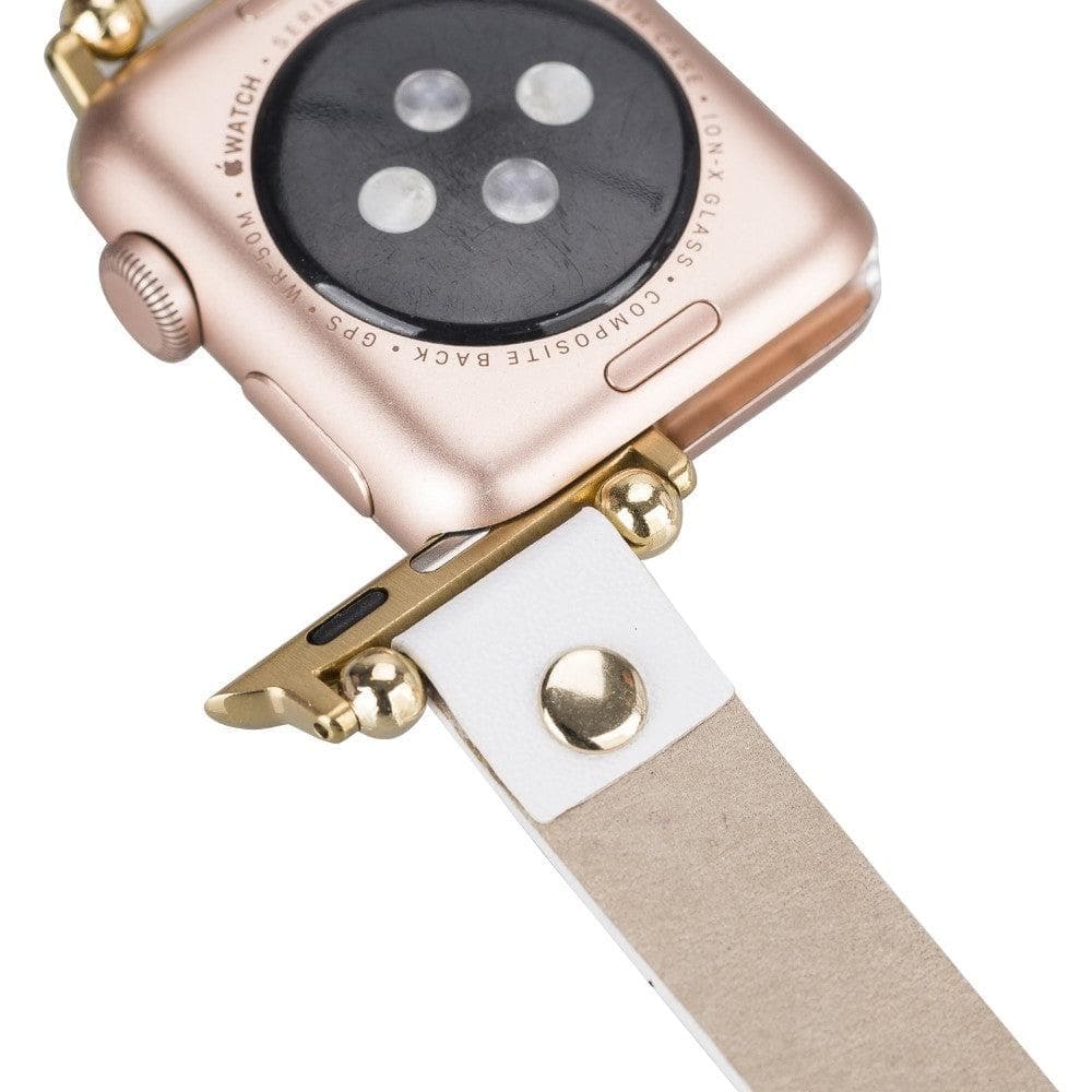 Sizergh Ferro Apple Watch Leather Strap Bouletta LTD