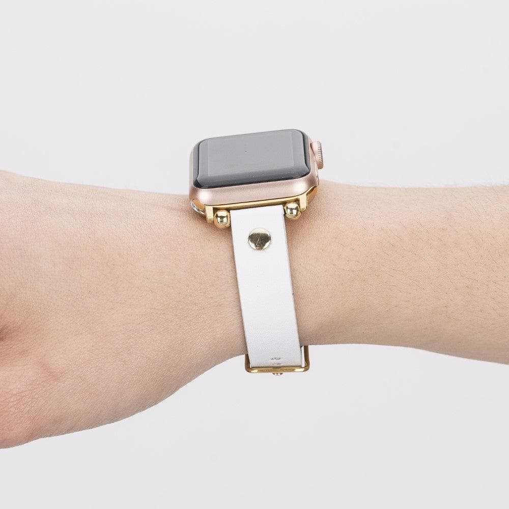 Sizergh Ferro Apple Watch Leather Strap Bouletta LTD