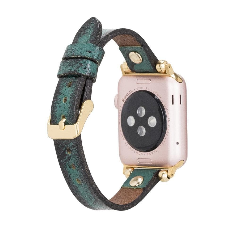 Sizergh Ferro Apple Watch Leather Strap Bouletta LTD