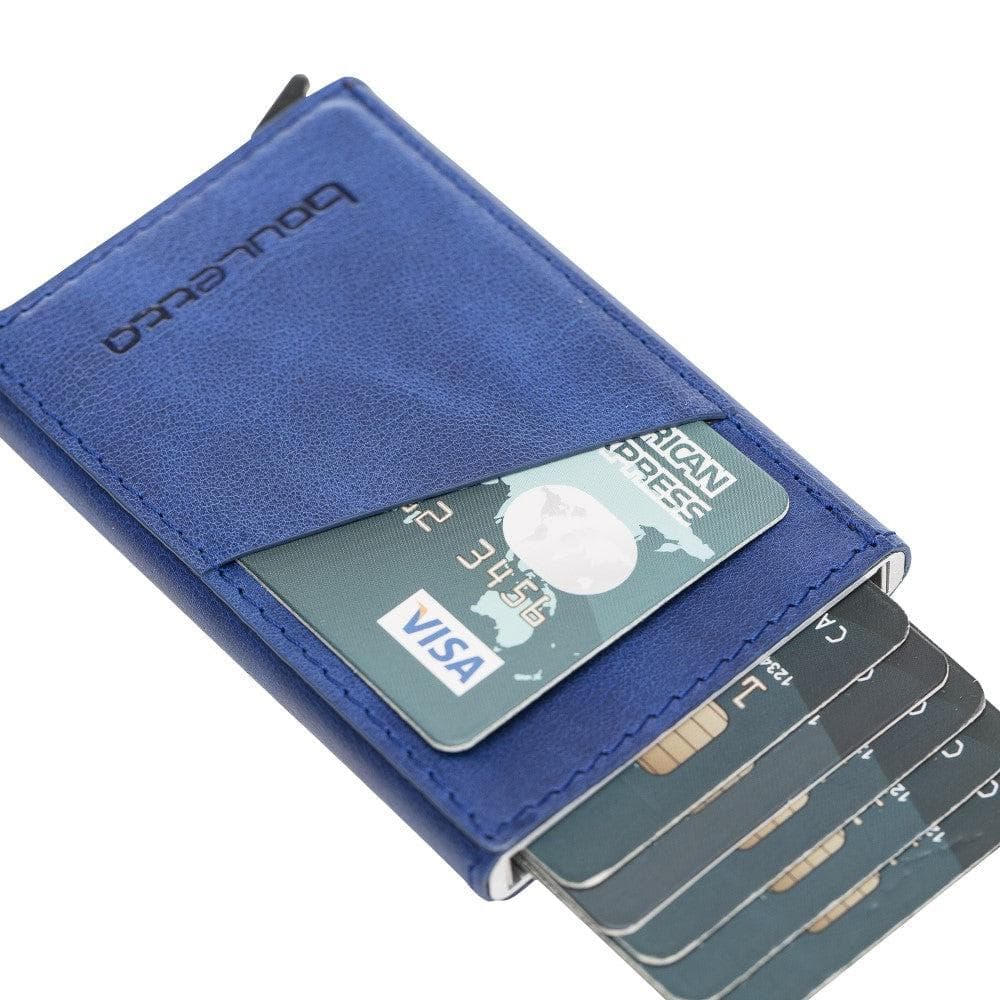 Torres Leather Mechanical Card Holder Bouletta