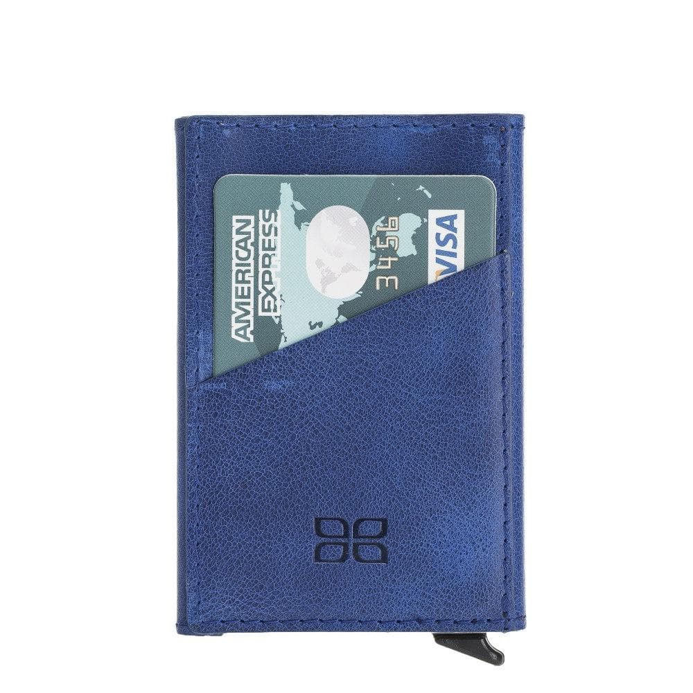 Torres Leather Mechanical Card Holder Bouletta