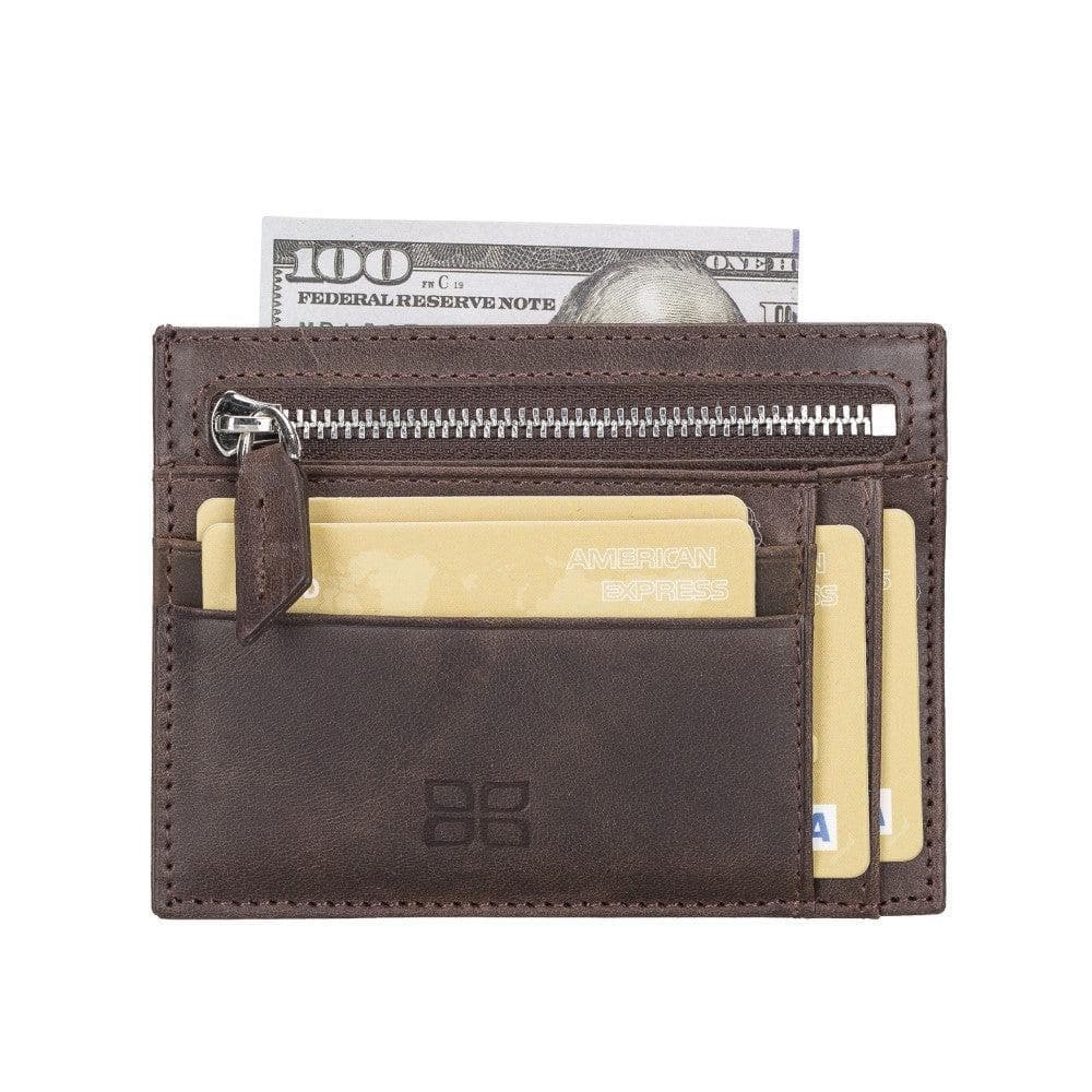 Zip Leather Card Holder Bouletta LTD