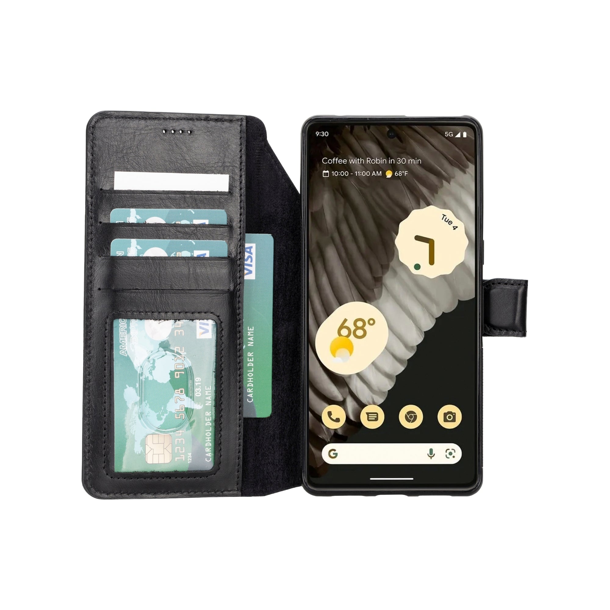Google Pixel8 Series Leather DetacHable Wallet Cases