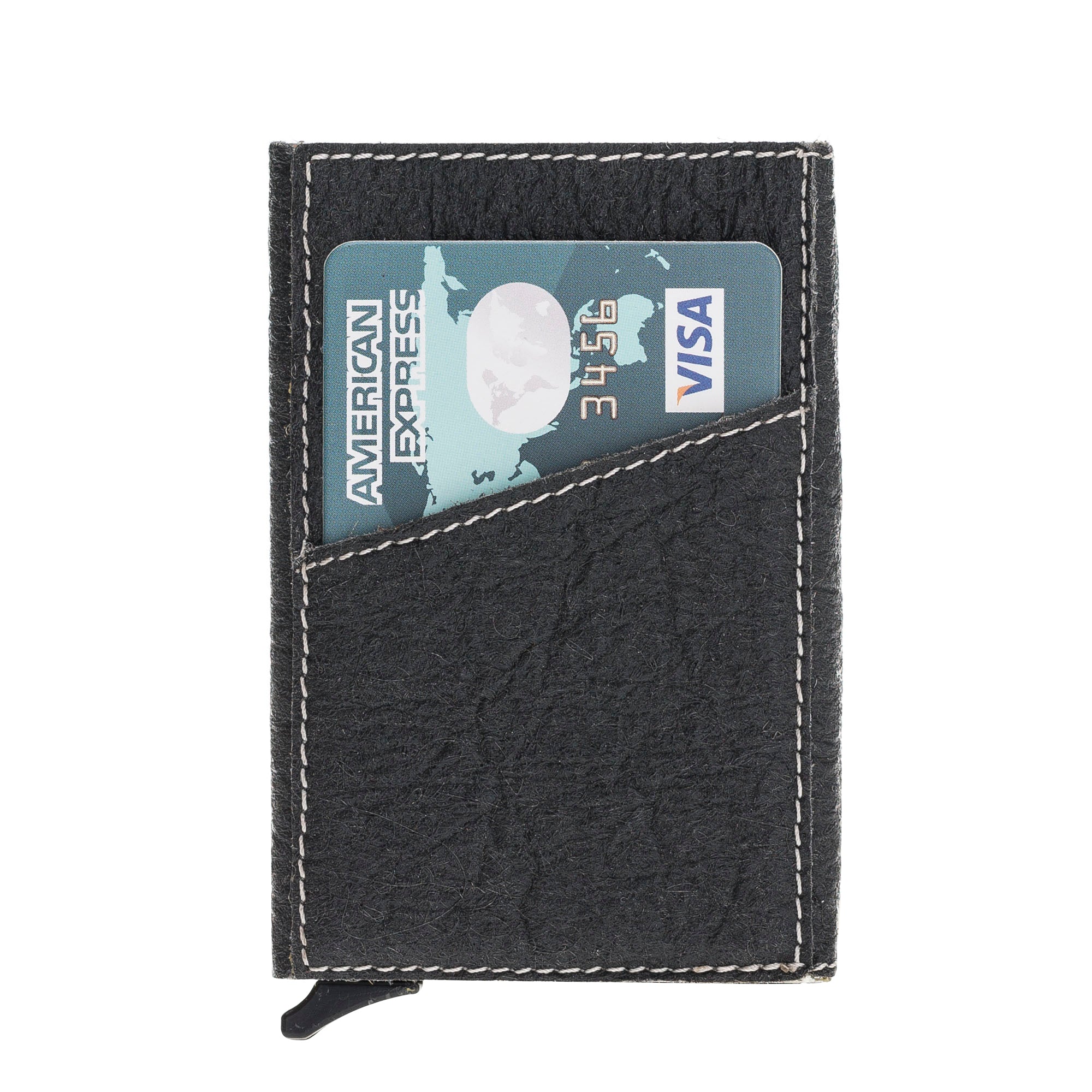 Mechanismed Card Holder Vegan Leather
