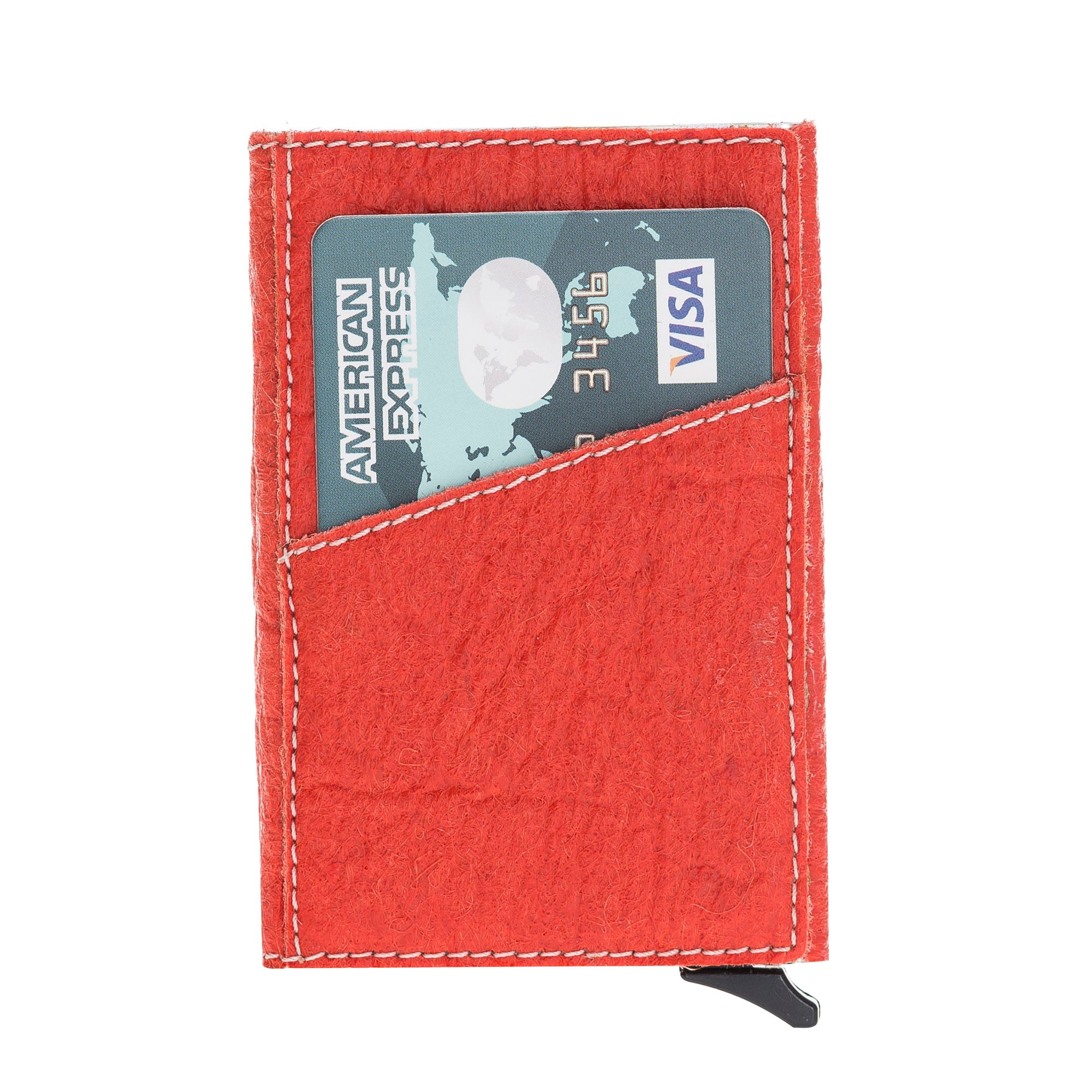 Mechanismed Card Holder Vegan Leather