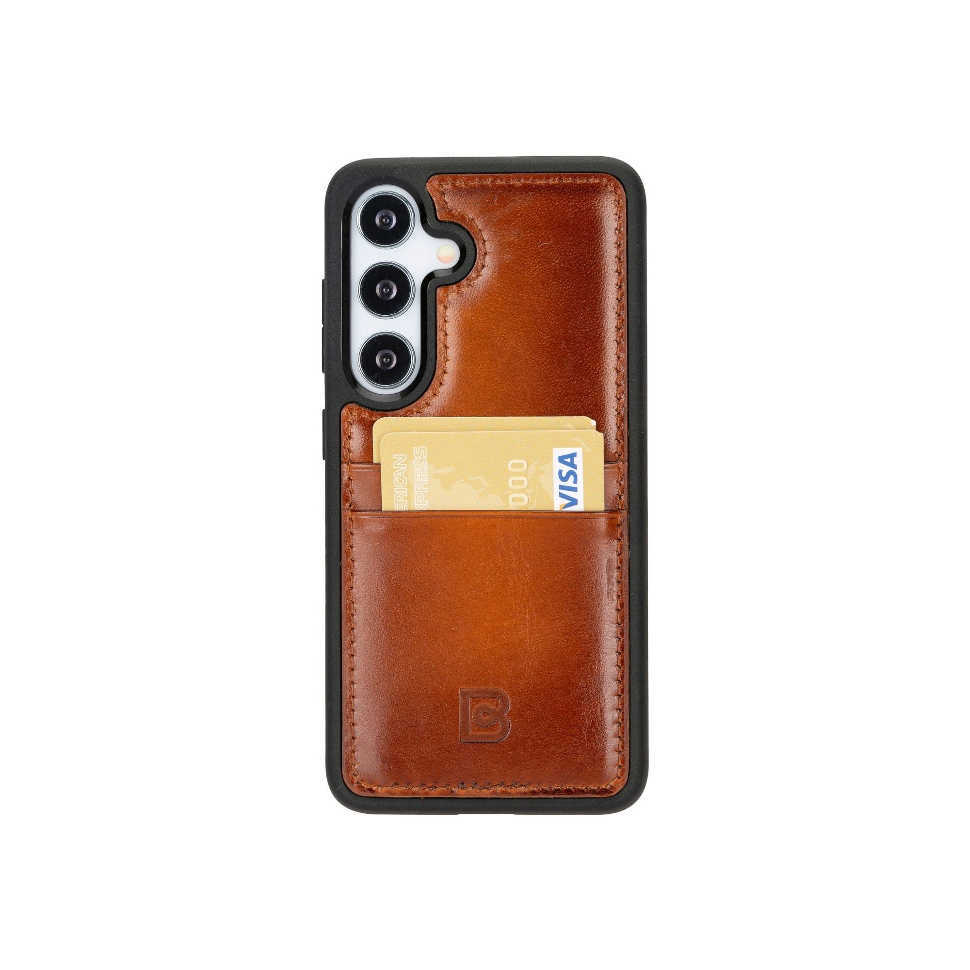 Samsung Galaxy S24 Series Leather Case with Card Holder - FXCP