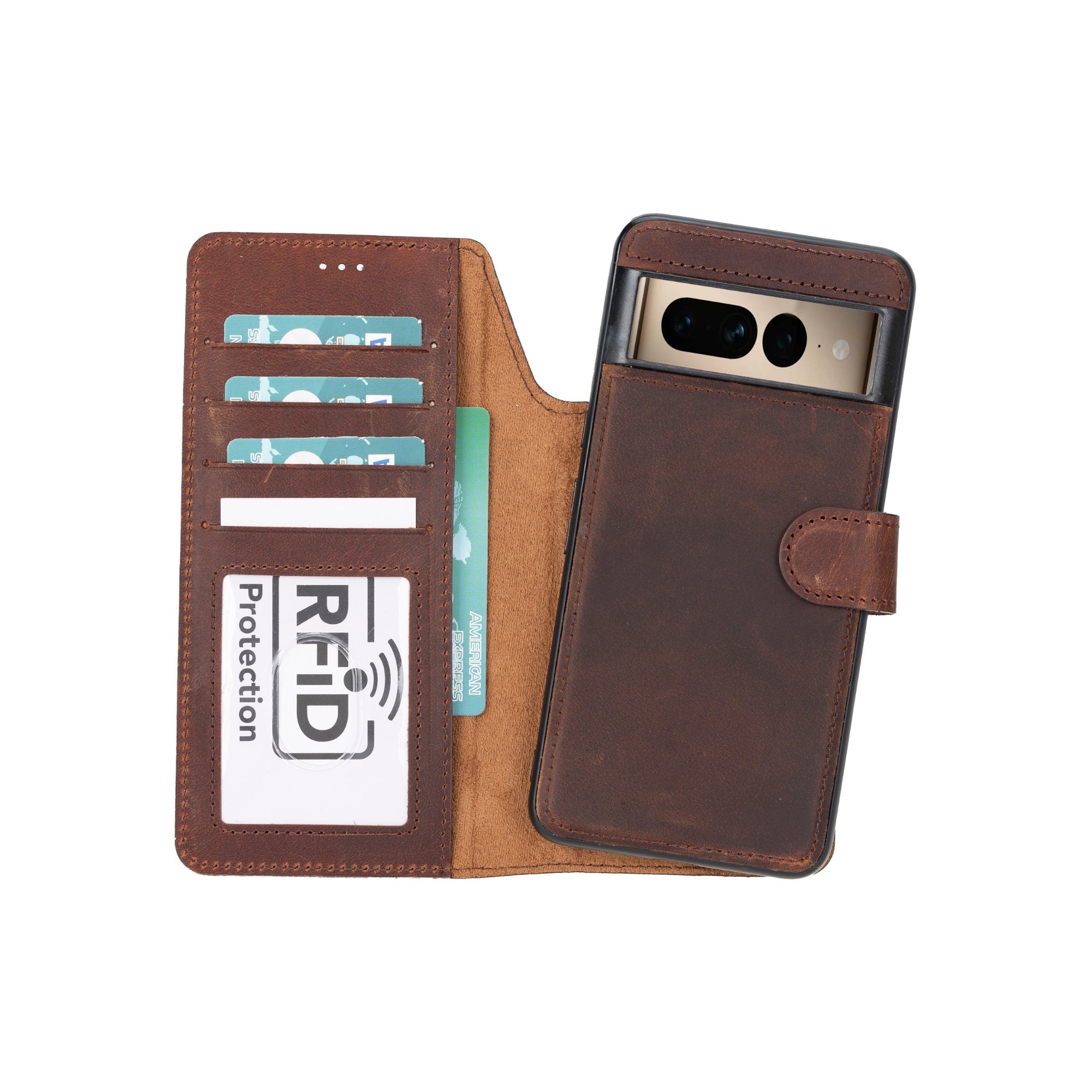 Google Pixel8 Series Leather DetacHable Wallet Cases