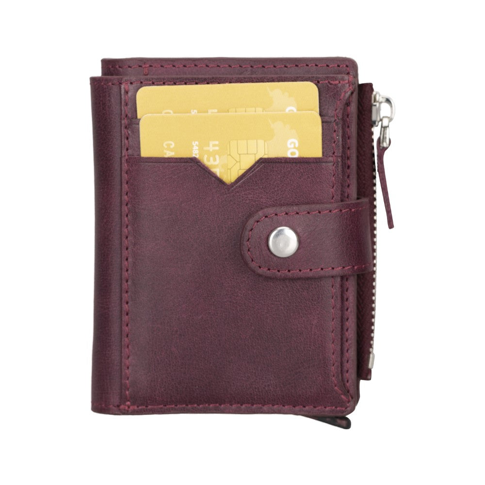 Rodos Leather Mechanical Card Holder