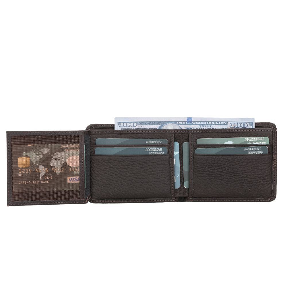 Benjamin Leather Wallet - Leather Card Holder