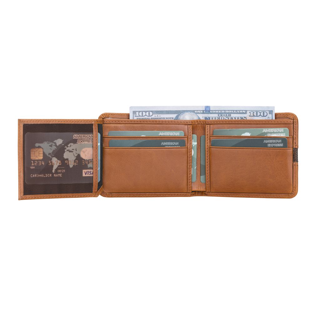 Benjamin Leather Wallet - Leather Card Holder