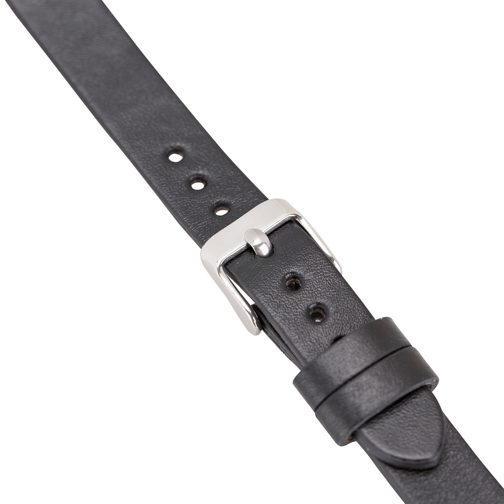 Genuine Leather Watch Band for Fitbit Versa 2 - Ferro