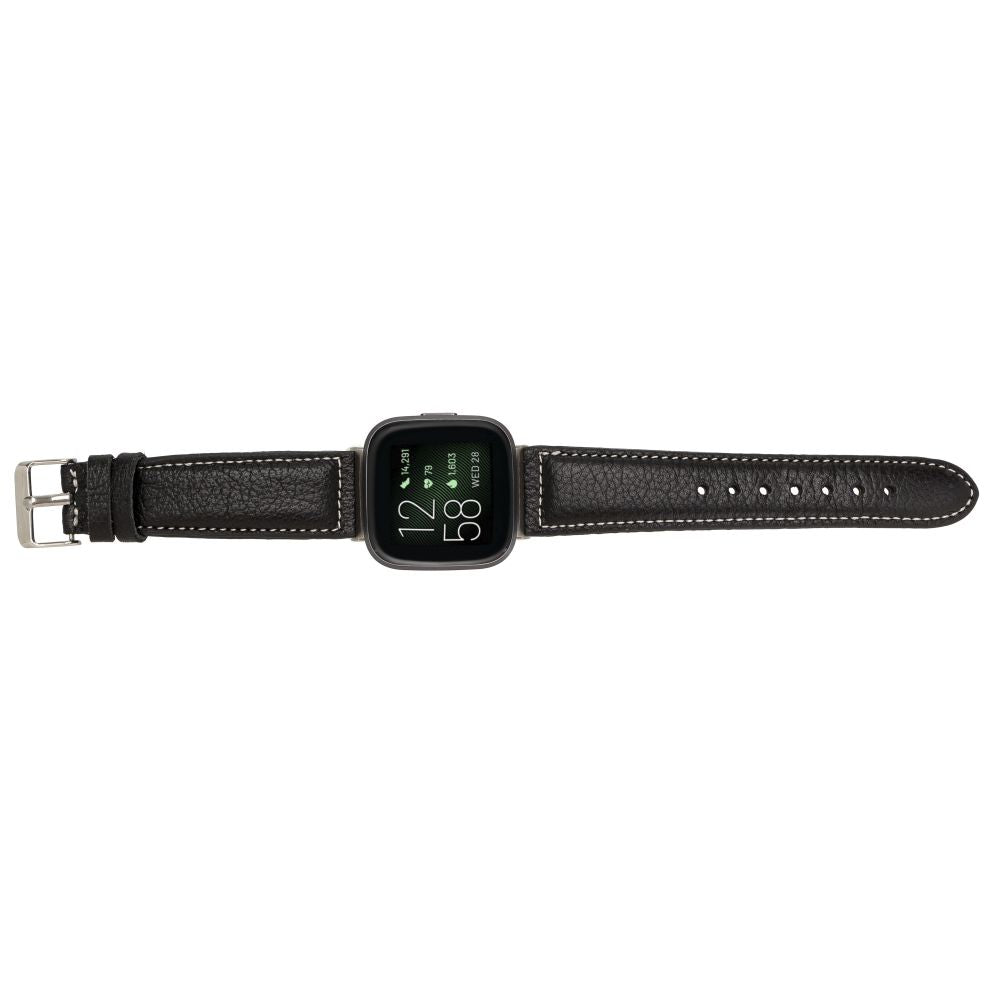 Leather Fitbit Watch Bands - NM1 Classic Stitched