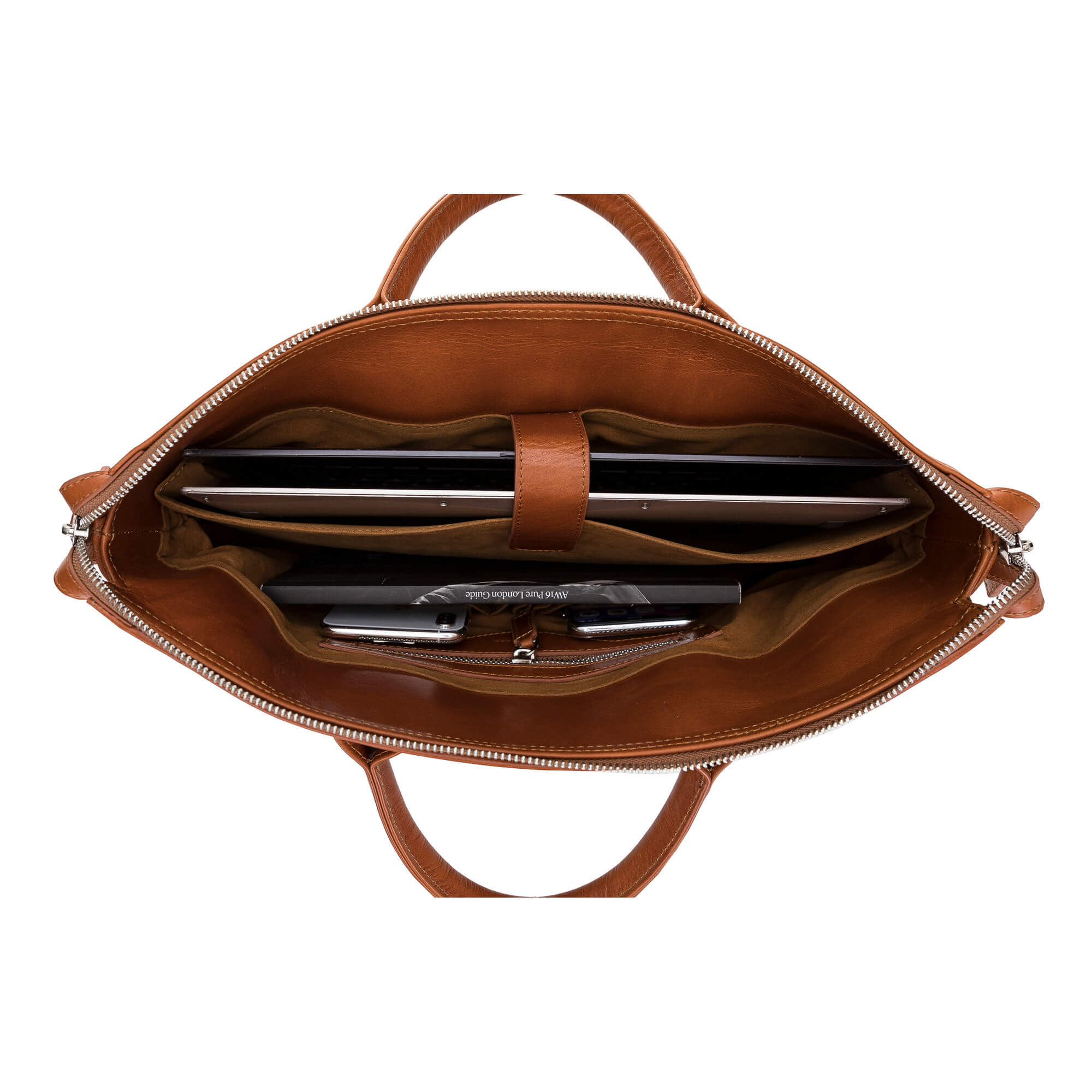 Wizard Briefcase Leather Bag - Laptop Bag