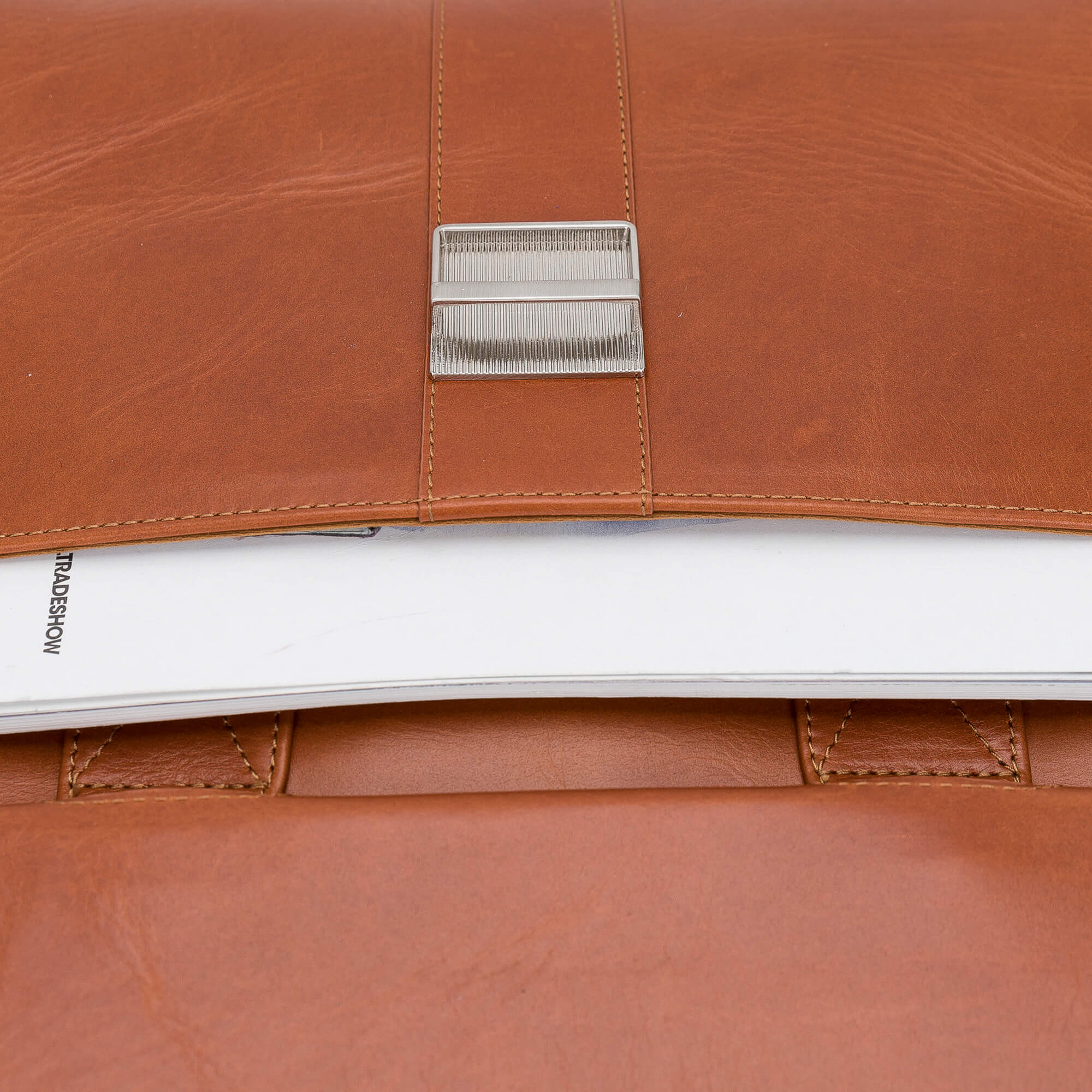 Wizard Briefcase Leather Bag - Laptop Bag