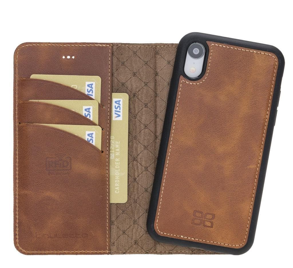 Detachable Leather Wallet Case for Apple iPhone X Series iPhone XS Max / Tiguan Tan Bouletta LTD