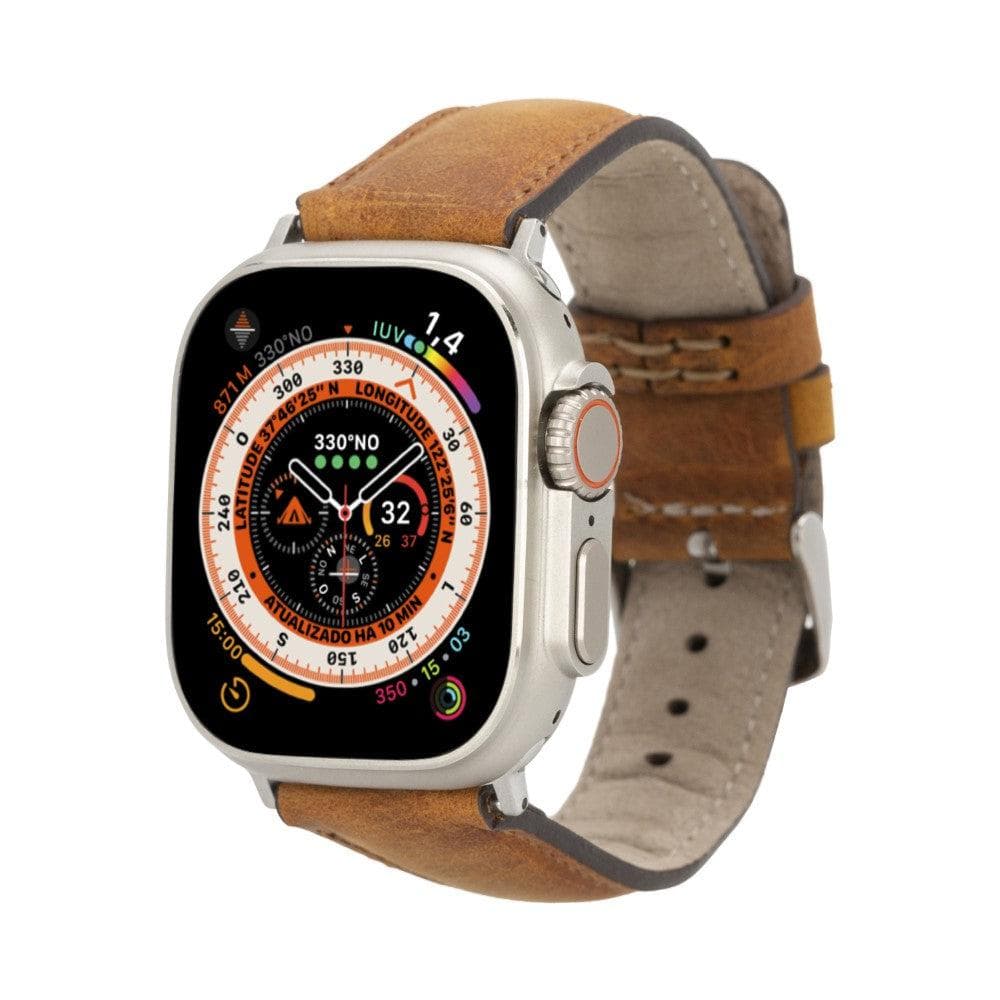 Exeter Classic Apple Watch Leather Straps Tan Effect / Leather Bouletta LTD