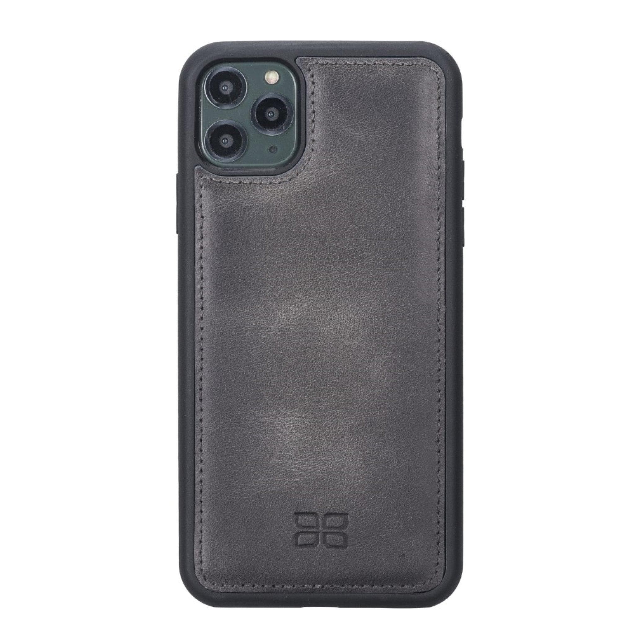 Flex Cover Leather Back Cover Case for Apple iPhone 11 Series iPhone 11 Pro Max / Tiguan Gray Bouletta LTD