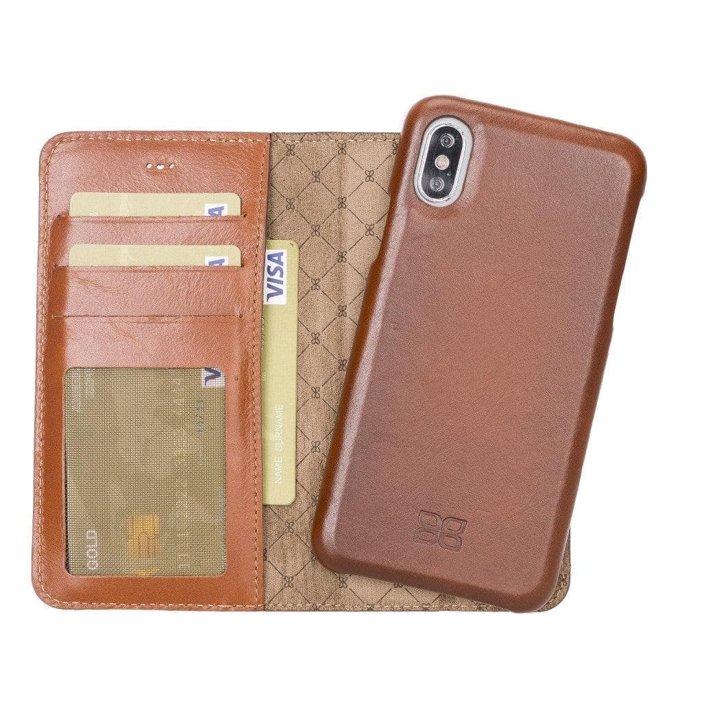 Full Leather Coating Detachable Wallet Case for Apple iPhone 7 Series iPhone 7 Plus / Tan Bouletta LTD