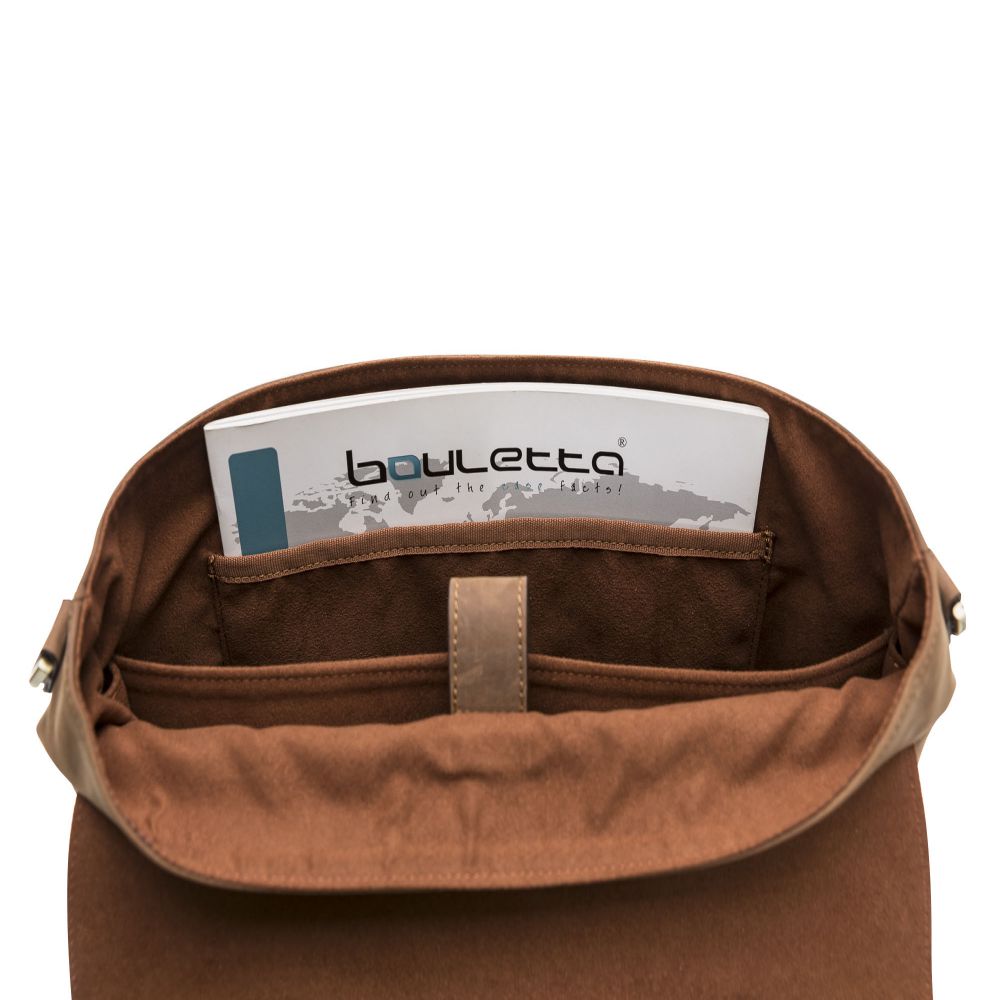 Olympus Briefcase Leather Bag 17"
