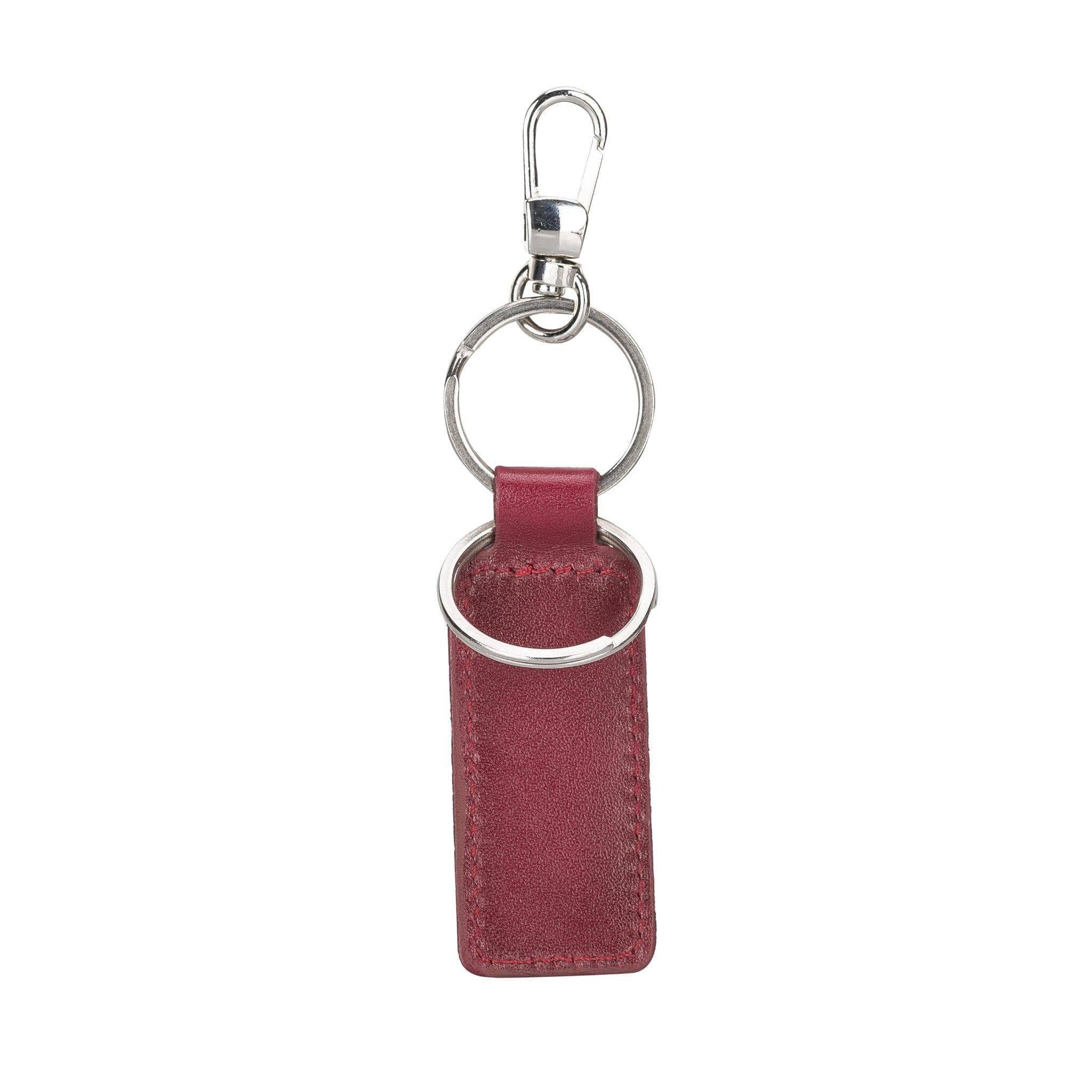 Mina Leather Keychain Red Bouletta LTD