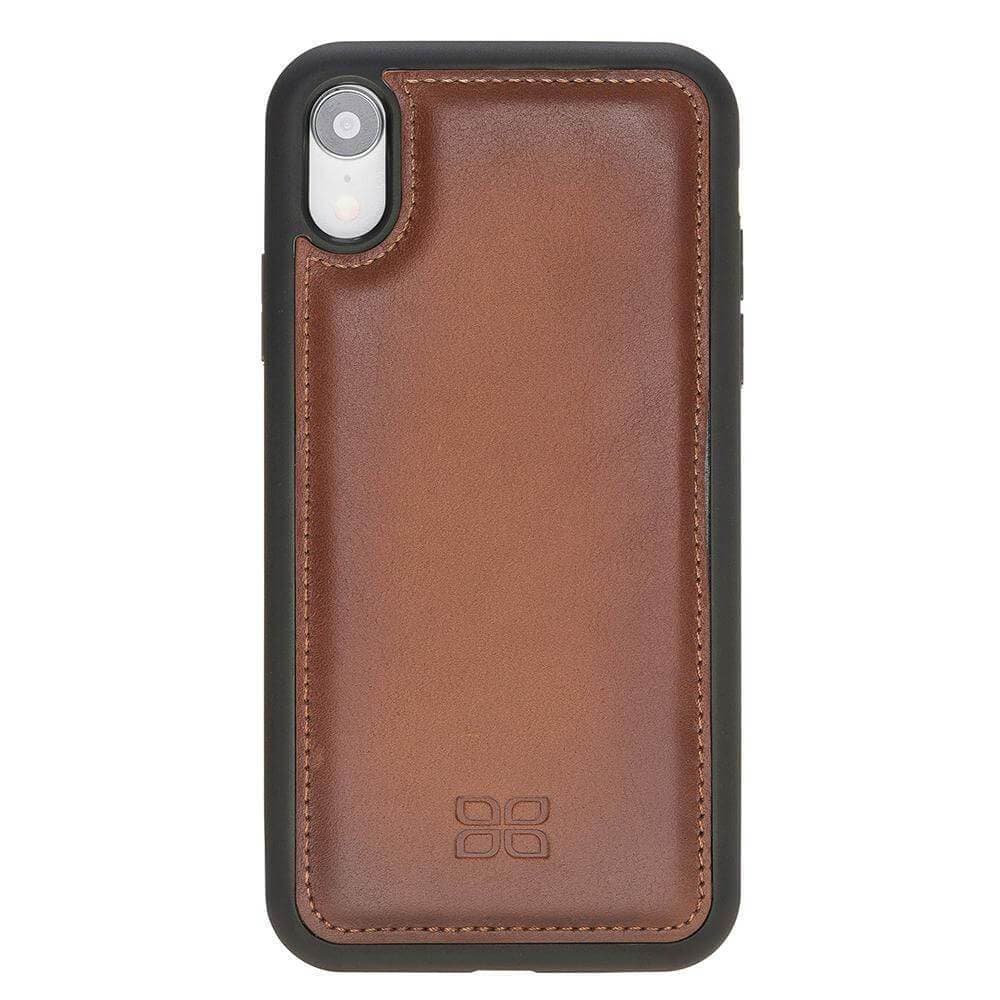 Apple iPhone X and iPhone XS Leather Case - Flexible Leather Cover Tan Bouletta LTD
