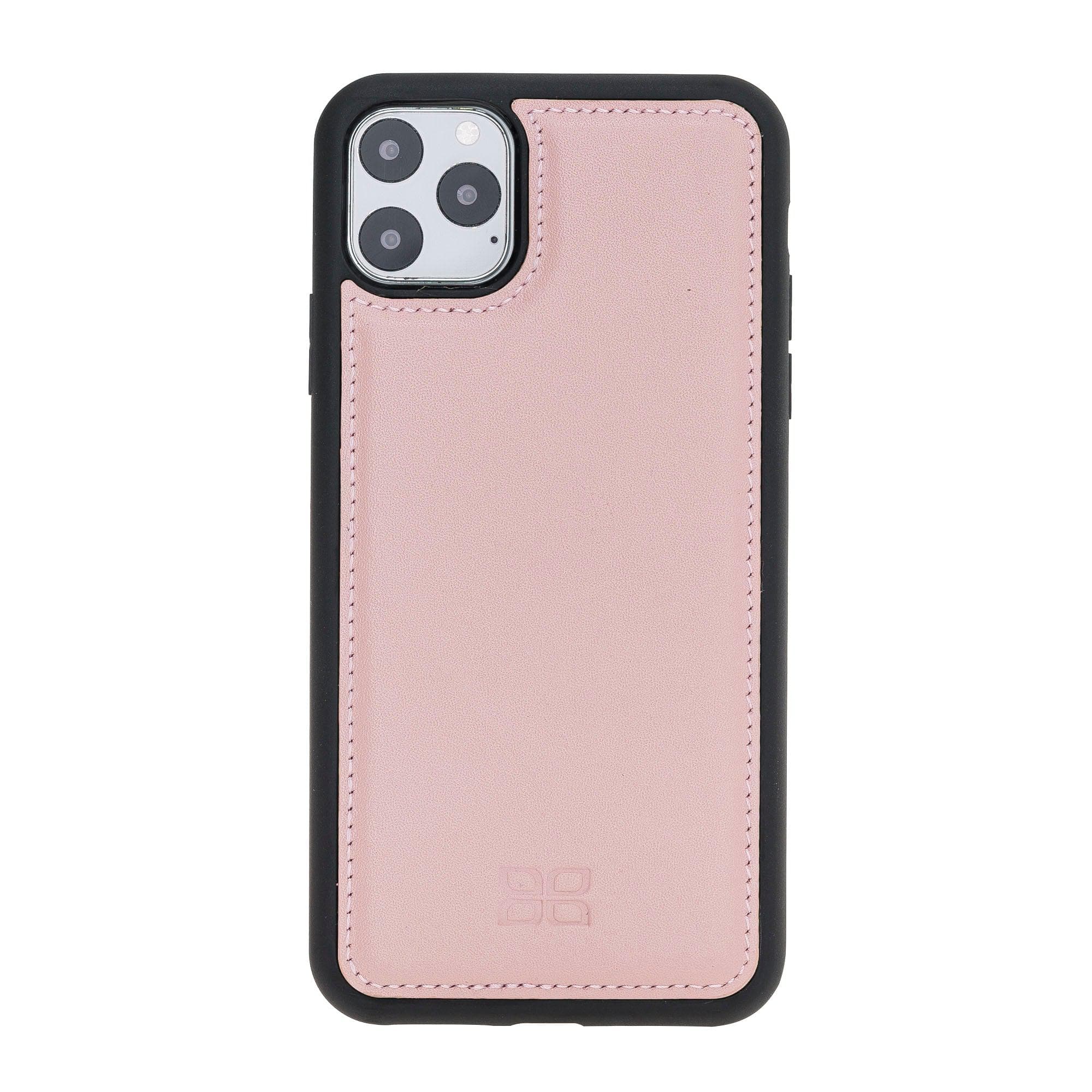 Flex Cover Leather Back Cover Case for Apple iPhone 11 Series iPhone 11 Promax 6.5" / Pink Bouletta LTD