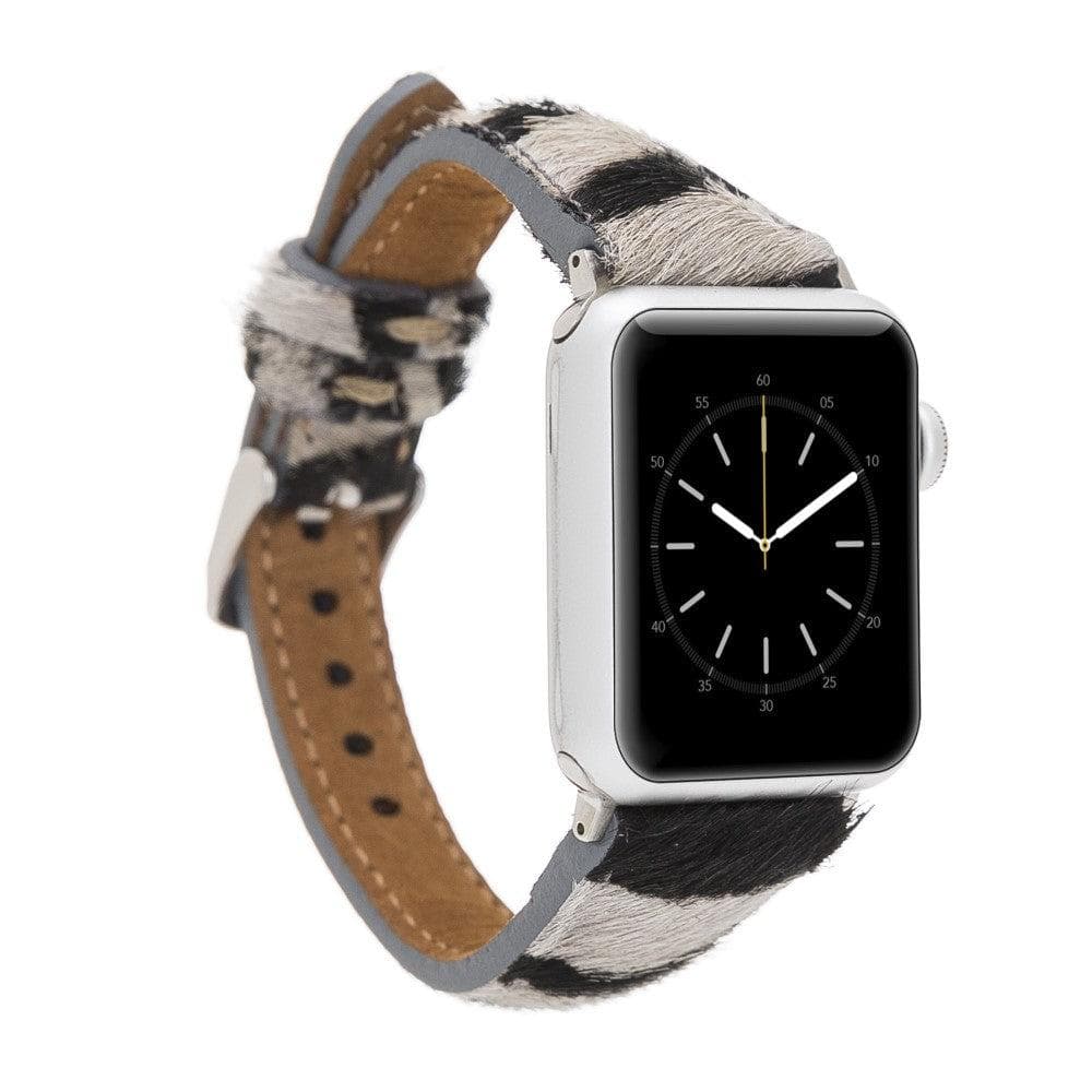 Norwich Classic Slim Apple Watch Strap Zebra Bouletta