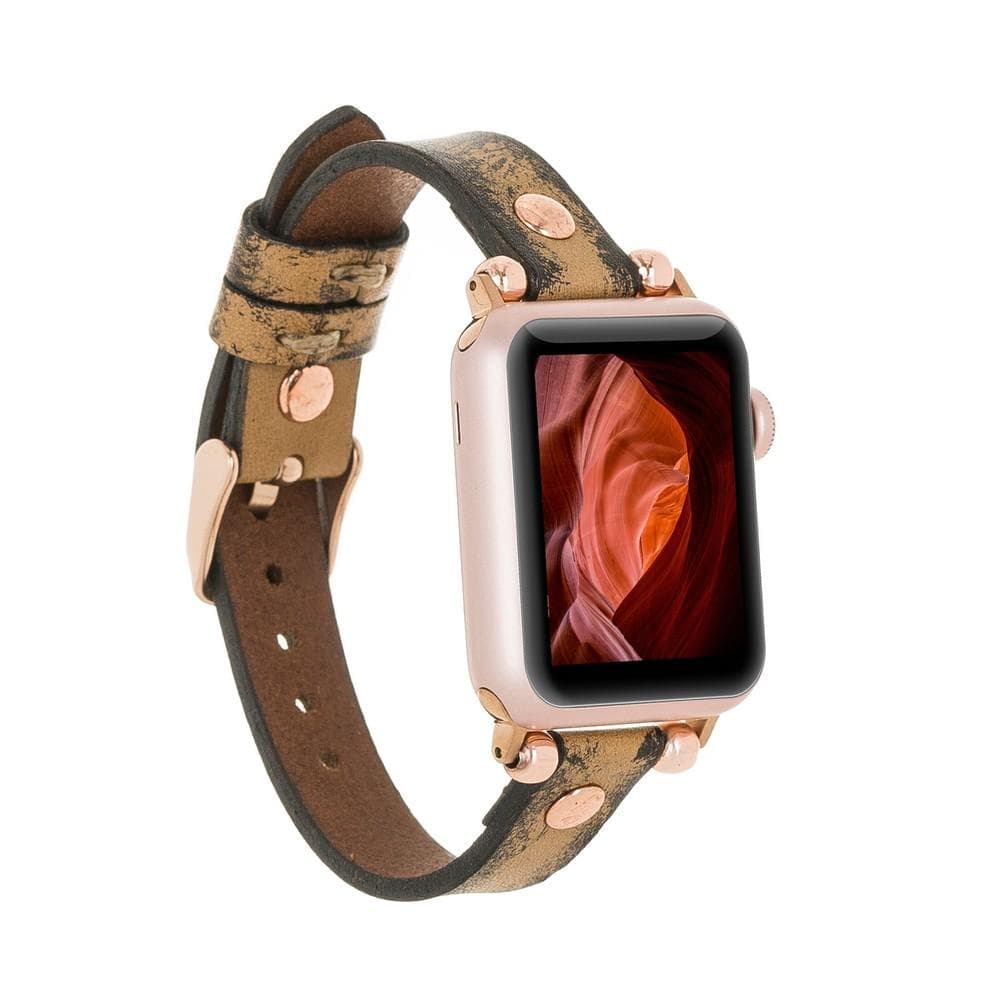 Osborn Apple Watch Leather Strap Rose Gold / V12 Bouletta LTD