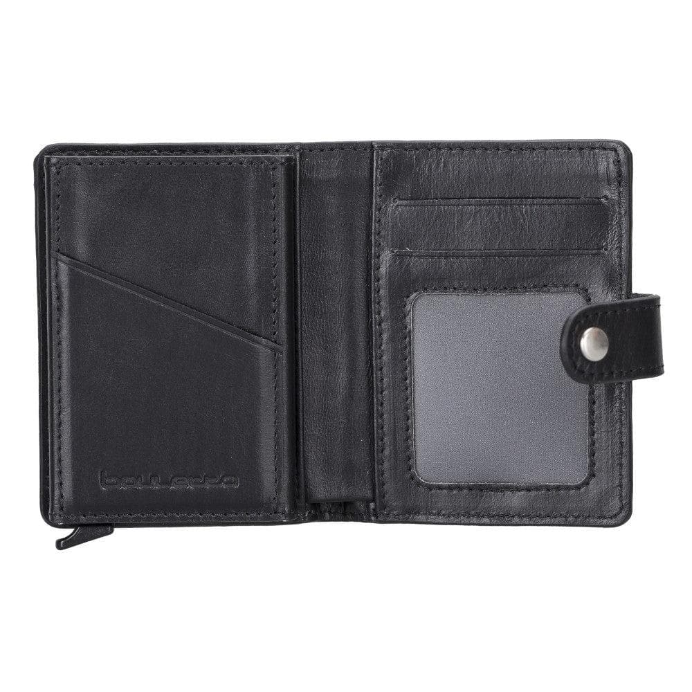 Palermo Zip Mechanical Leather Card Holder Bouletta LTD