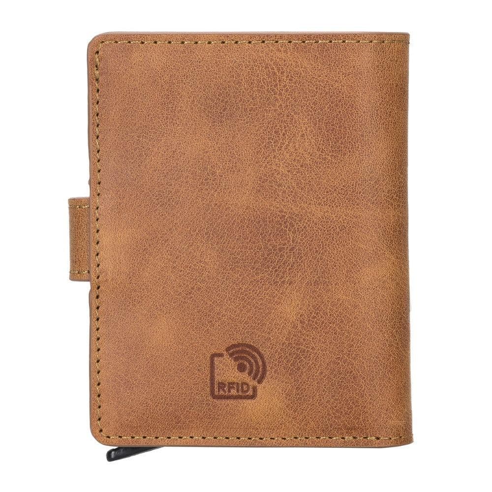 Palermo Zip Mechanical Leather Card Holder Bouletta LTD