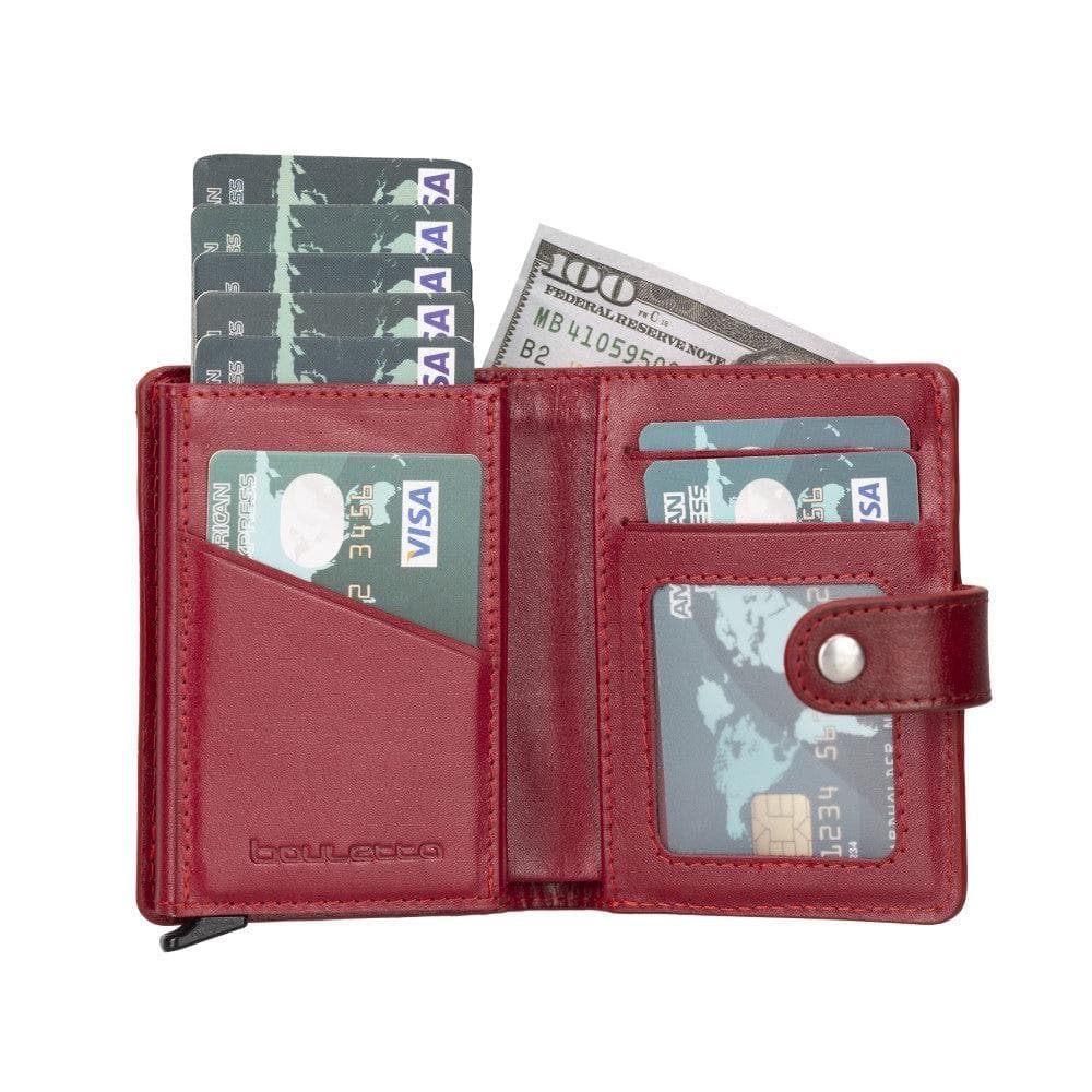 Palermo Zip Mechanical Leather Card Holder Bouletta LTD