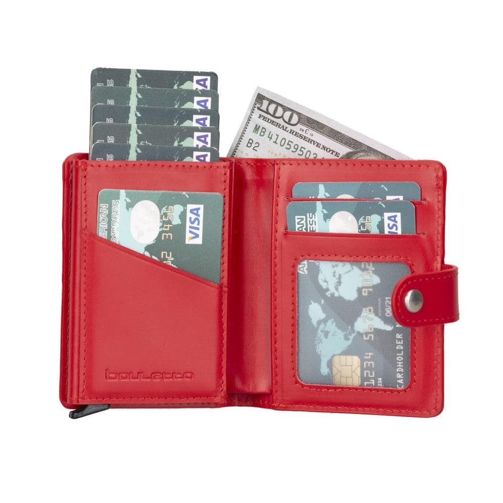 Palermo Zip Mechanical Leather Card Holder Bouletta LTD