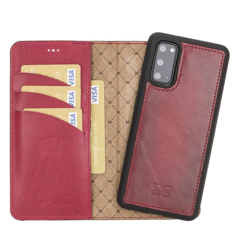 Samsung Galaxy S20 Series Leather Magnetic Detachable Leather Wallet Case Samsung S20 / v4ef Bouletta