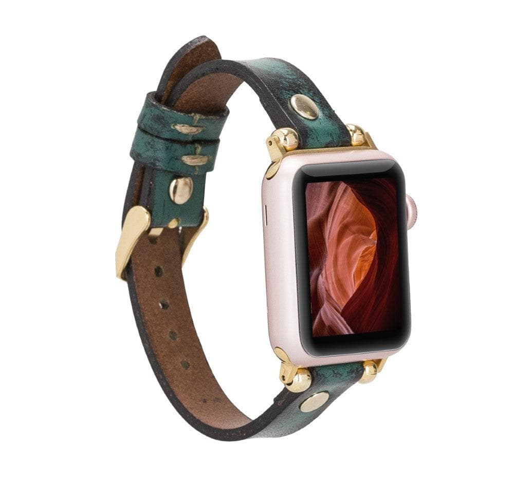 Sizergh Ferro Apple Watch Leather Strap V6 Bouletta LTD