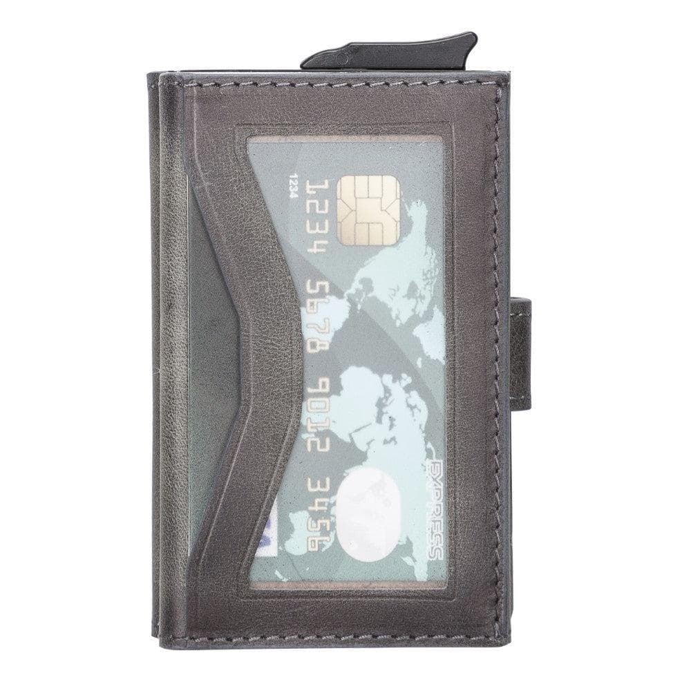Terry Coin Leather Mechanical Card Holder Tn18ef Window Bouletta