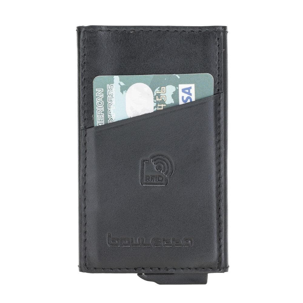 Torres Leather Mechanical Card Holder Bouletta