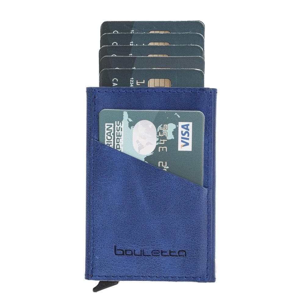 Torres Leather Mechanical Card Holder Bouletta