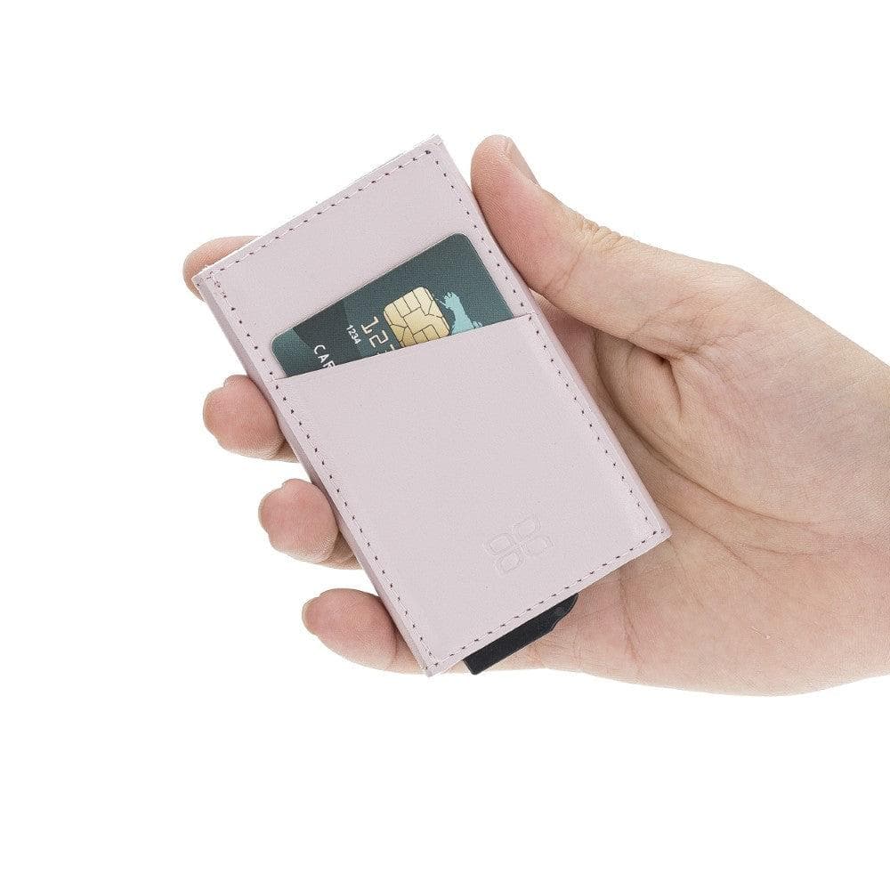 Torres Leather Mechanical Card Holder Bouletta