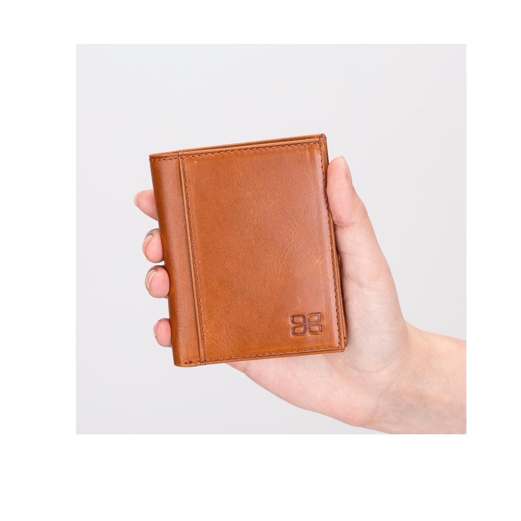 Yetta Leather Card Holder Rustic Tan / Leather Bouletta LTD